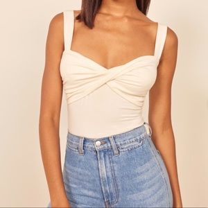 White Anine Reformation Top!